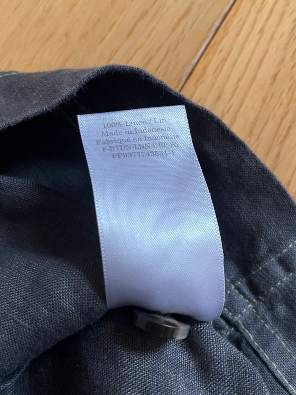 Everlane Cropped Button-front Linen Tank - Picture 4 of 5